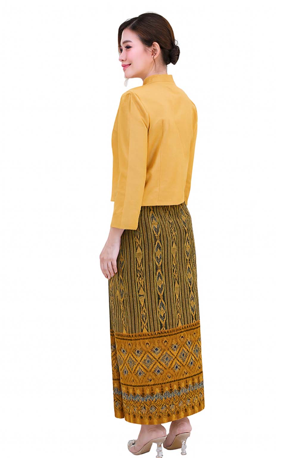 Ladies Luxury Thai Dress 2 Piece Set - Women's Formal Wedding Guest Attire Outfit