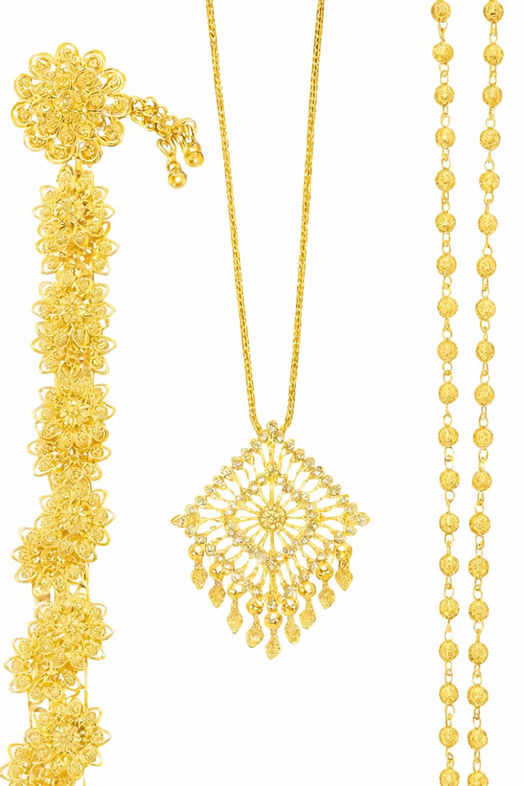 Ladies Primrose Traditional Thai Outfit - 2 Piece Dress Set Sarong & Sash Wedding Formal Attire