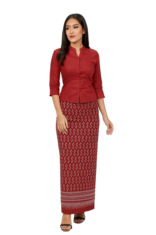 Elegant Maroon Set