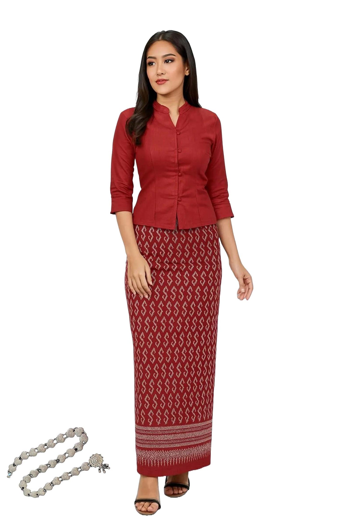 Elegant Maroon Set