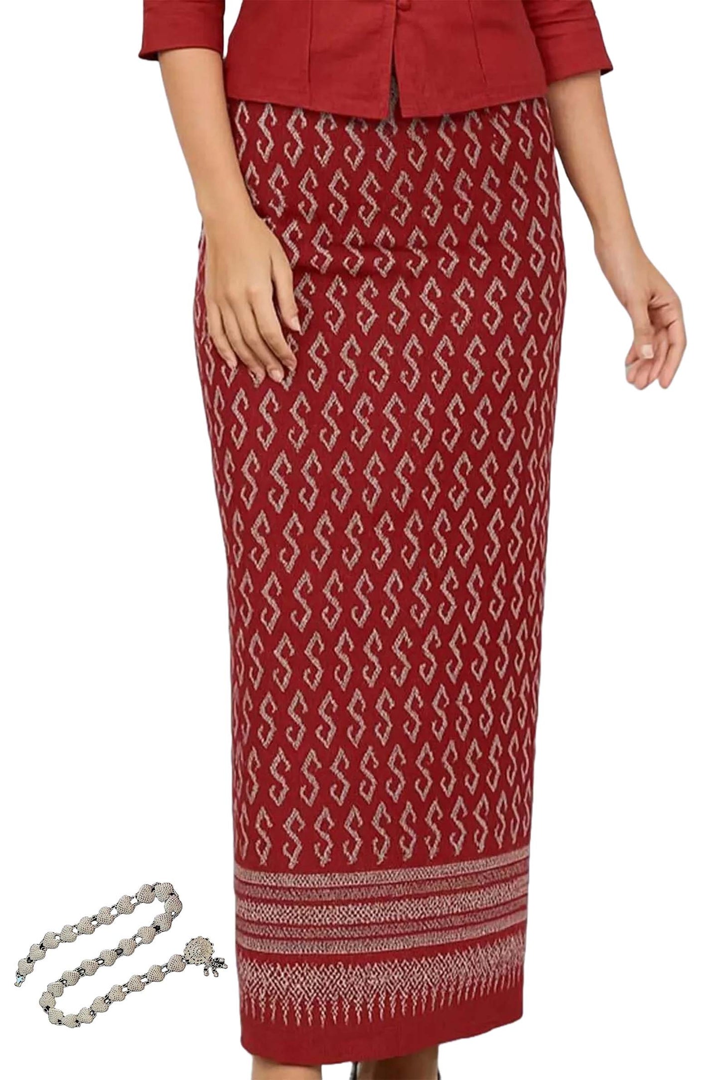 Elegant Maroon Set