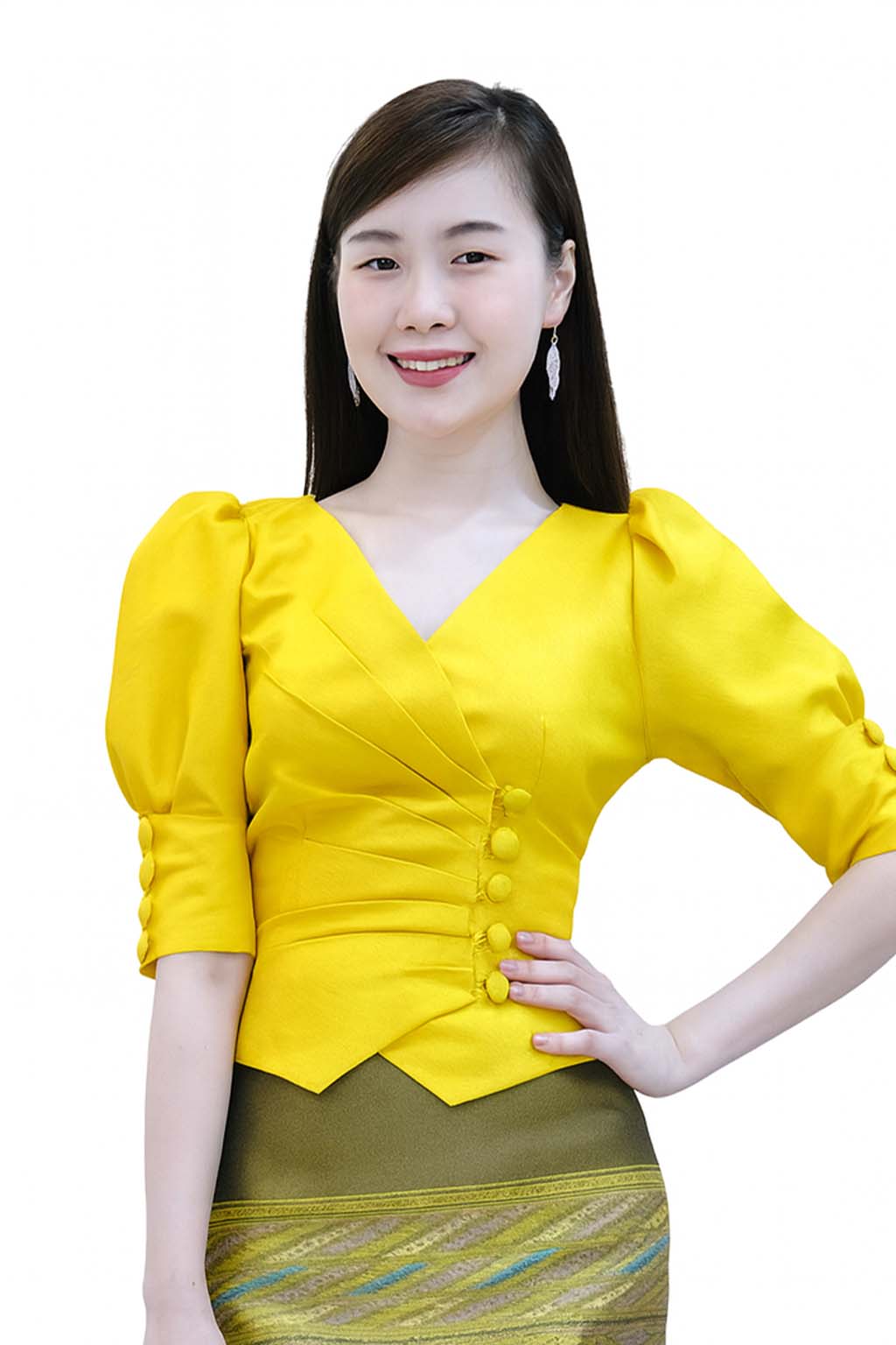 Ladies Thai Silk Blouse – Authentic Traditional Thai Shirt for Weddings & Formal Occasions Siam Regal 🇹🇭