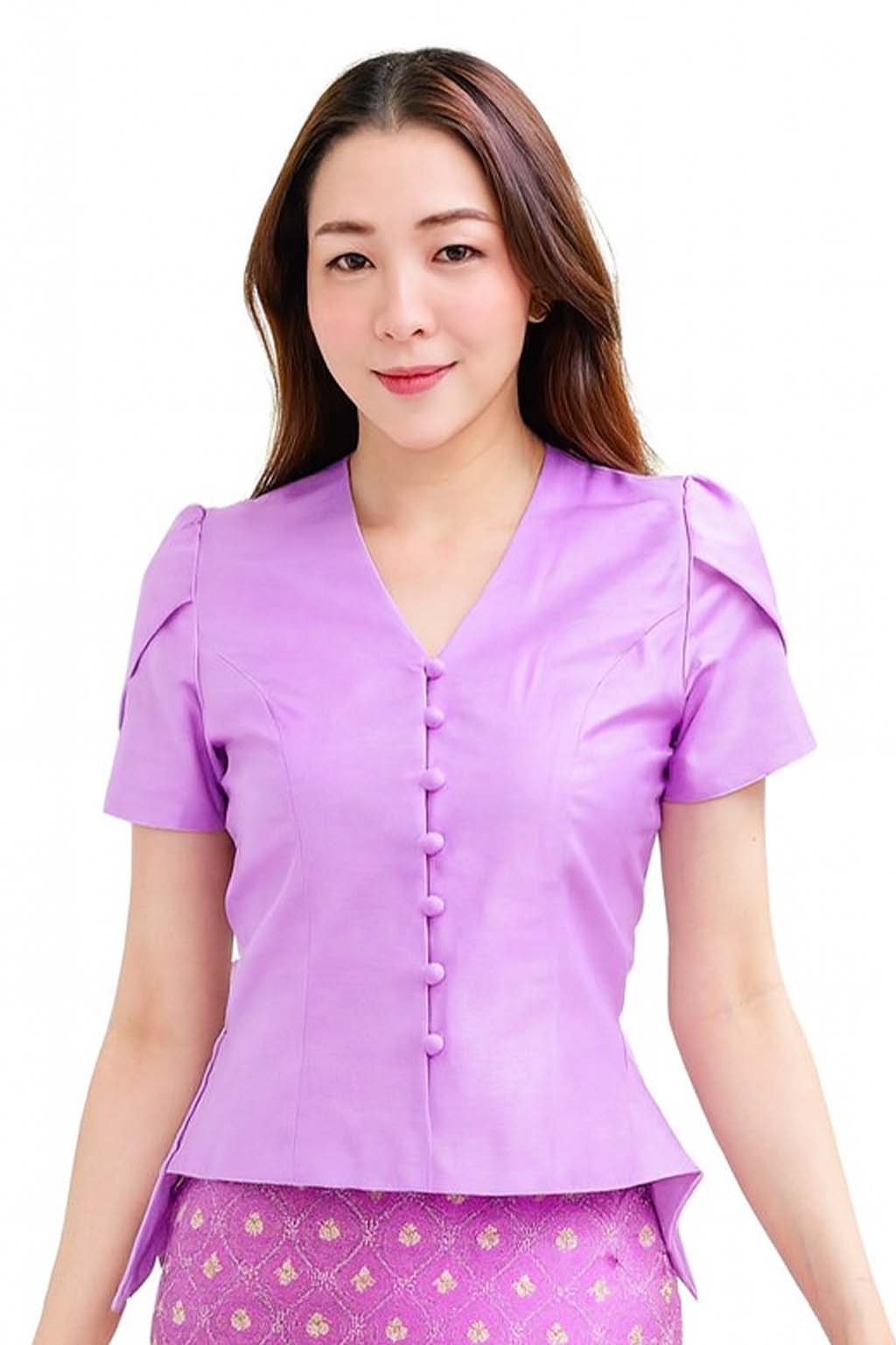 Ladies Thai Silk Blouse – Authentic Traditional Thai Shirt for Weddings & Formal Occasions Siam Regal 🇹🇭