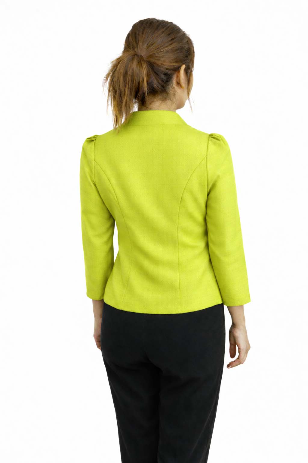 Elegant Thai Silk Blouse Double Button Closure Formal Shirt Wedding Dress Top