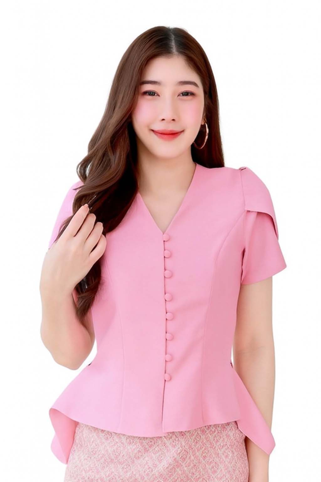 Ladies Thai Silk Blouse – Authentic Traditional Thai Shirt for Weddings & Formal Occasions Siam Regal 🇹🇭