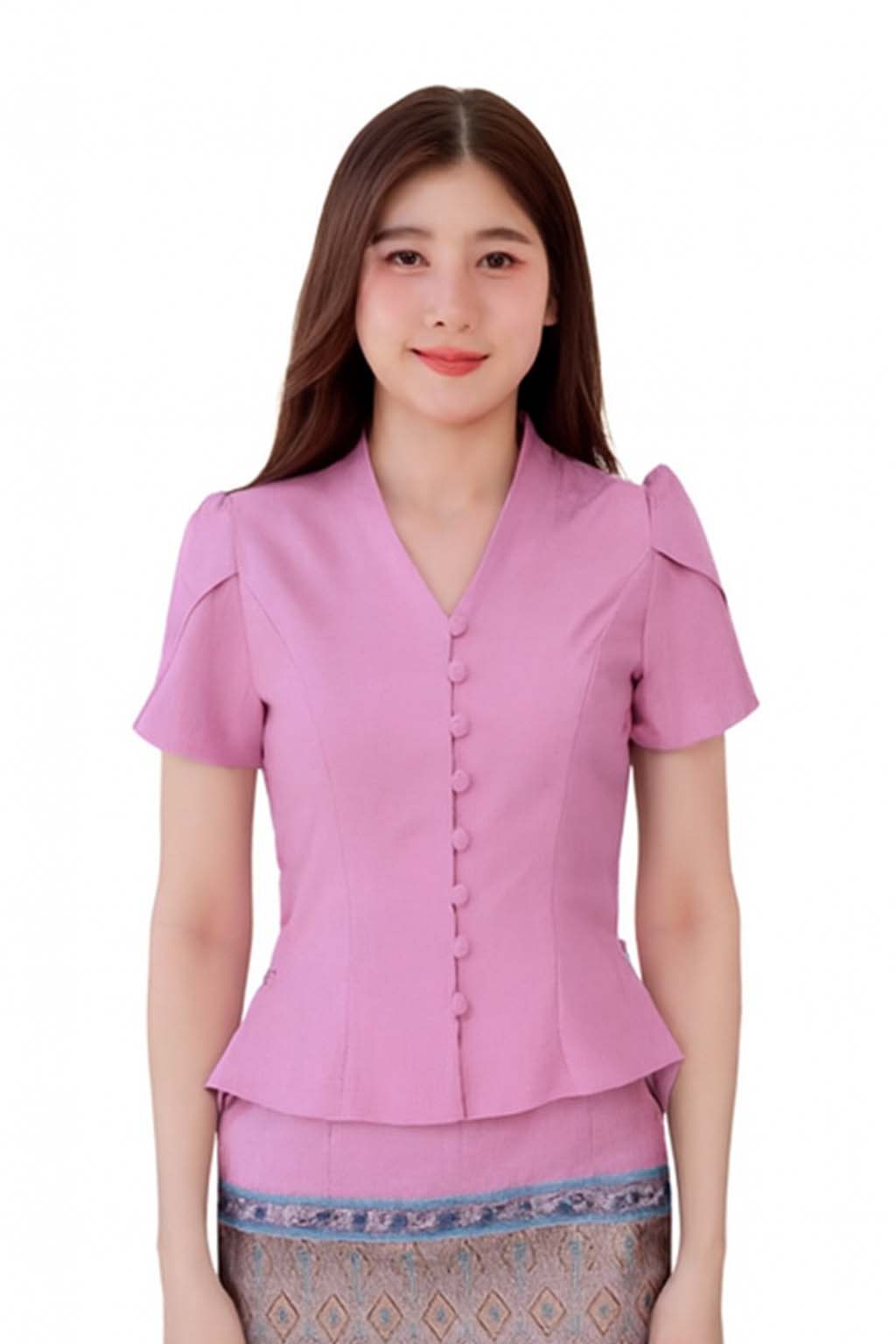 Ladies Thai Silk Blouse – Authentic Traditional Thai Shirt for Weddings & Formal Occasions Siam Regal 🇹🇭