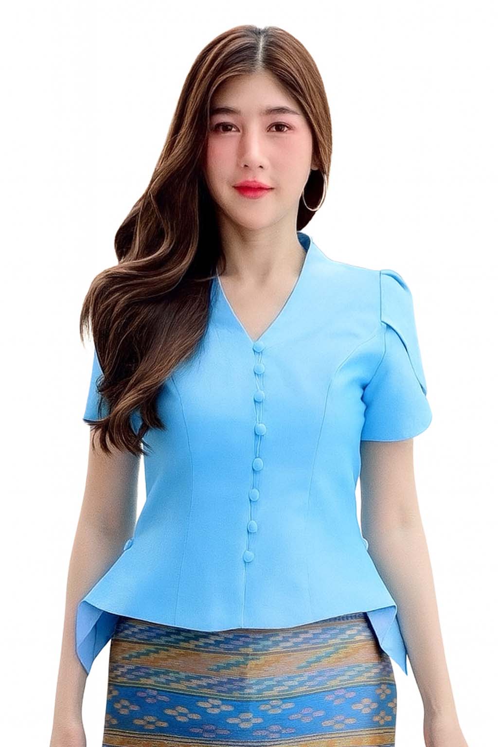 Ladies Thai Silk Blouse – Authentic Traditional Thai Shirt for Weddings & Formal Occasions Siam Regal 🇹🇭