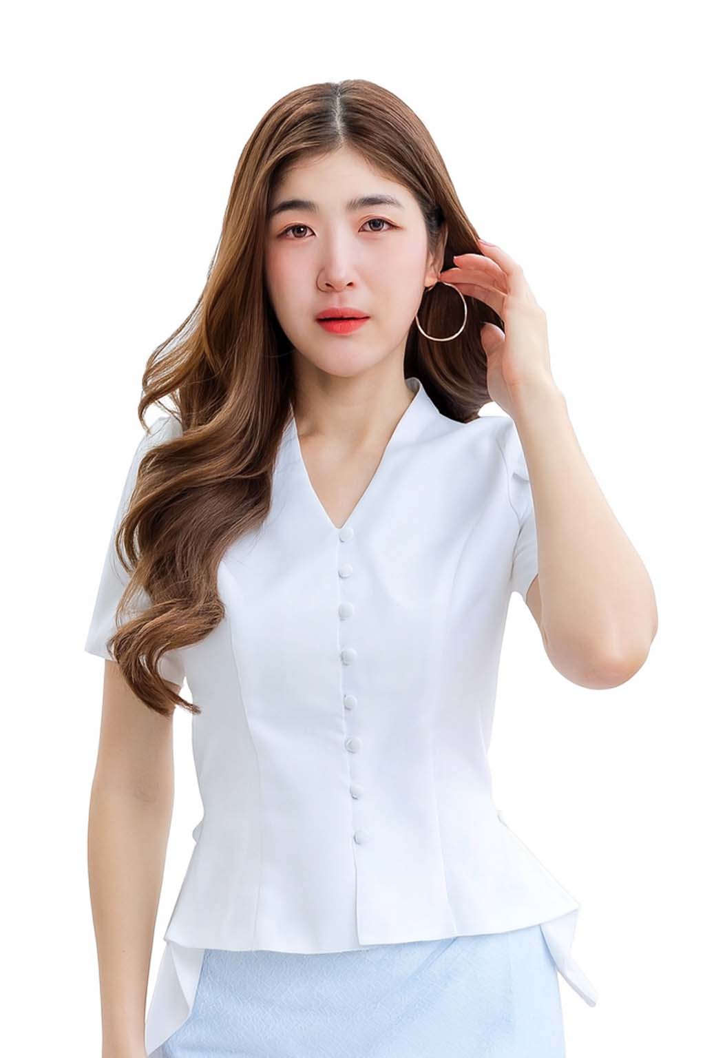 Ladies Thai Silk Blouse – Authentic Traditional Thai Shirt for Weddings & Formal Occasions Siam Regal 🇹🇭