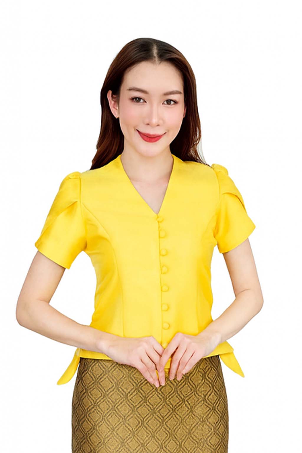 Ladies Thai Silk Blouse – Authentic Traditional Thai Shirt for Weddings & Formal Occasions Siam Regal 🇹🇭