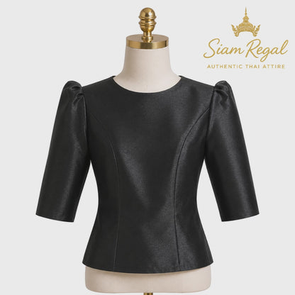 Ladies Thai Silk Blouse – Authentic Traditional Thai Shirt for Weddings & Formal Occasions Siam Regal 🇹🇭
